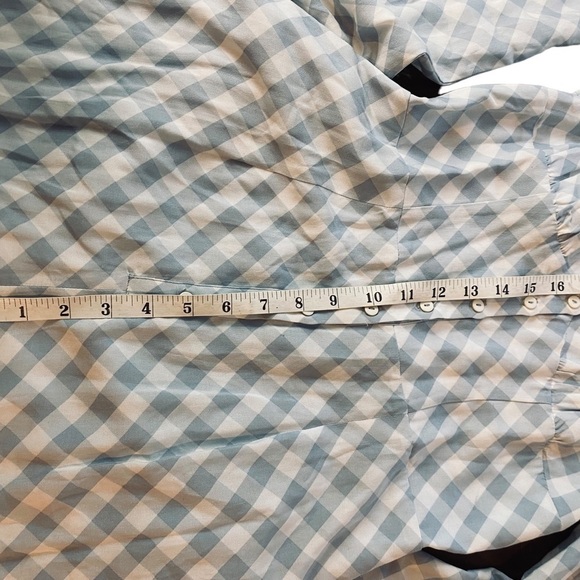 Urban Outfitters Blue Checkered Sleeveless Jumpsuit Women's Size Small - Picture 7 of 12